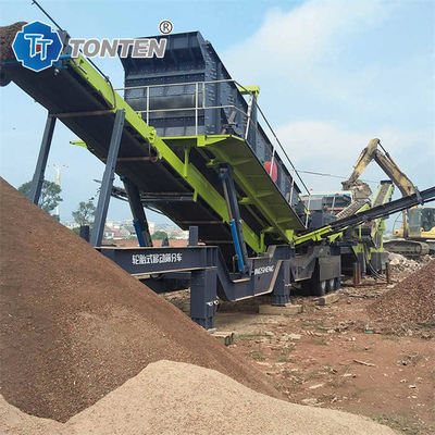Budownictwo Betonowa linia recyklingu odpadów Crusher półautomatyczny