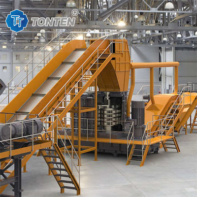 Zamrażarnia Urządzenia gospodarstwa domowego Elektroniczny złom Shreddery Odpady Linię produkcyjną recykling