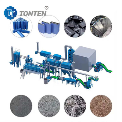 Ternary NiMH Litium Battery Crushing Machine Separation Recykling