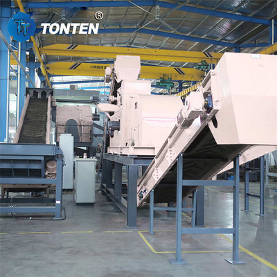 Całkowicie automatyczna linia produkcyjna do sortowania złomu metalu