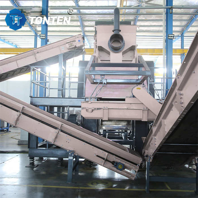 Całkowicie automatyczna linia produkcyjna do sortowania złomu metalu