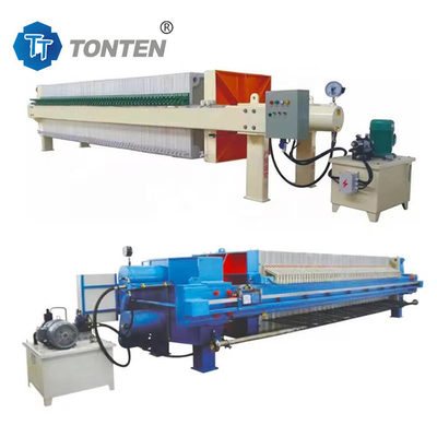 Odwodnianie Hydraulic Filter Press Machine Oczyszczanie ścieków z osadu
