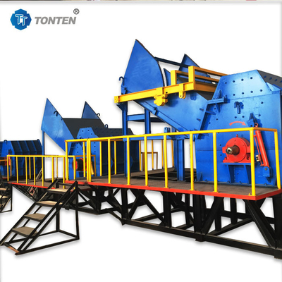 OEM złom stalowy Shredder Crusher Metal Iron Scrap Recycling Machine