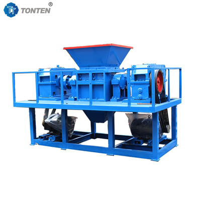 Złom metalu podwójny wał Shredder gumy opony plastikowej Shredder Machine