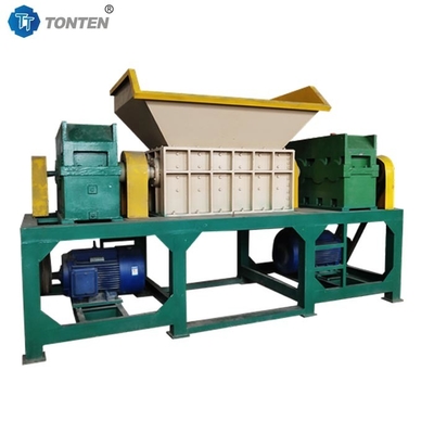 Złom metalu podwójny wał Shredder gumy opony plastikowej Shredder Machine