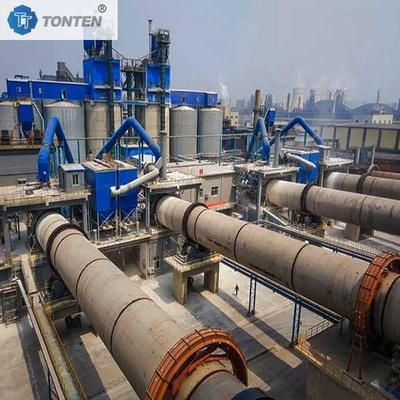 Cement mineralny w proszku Pieczarnia obrotowa Pieczarnia obrotowa dolomitowa