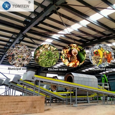 Sortyfikacja odpadów organicznych Recykling Sprzęt do przetwarzania odpadów miejskich