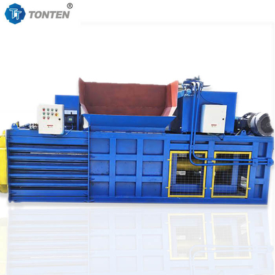 Plastikowe puszki hydrauliczne Baler Maszyna pozioma 22kw dostosowany