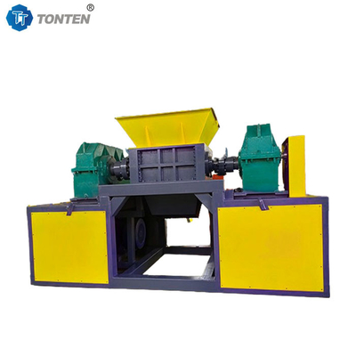 Podwójne wały samochody opony Metal Shredder Machine Dwa wały Shredder