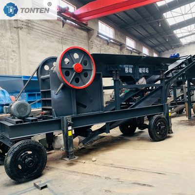Laboratorium Przenośny Przenośny Mały Crusher Żuchwy Zlokalizowany Diesel Żuchwy Kamienia Crusher