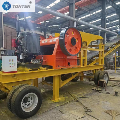 Laboratorium Przenośny Przenośny Mały Crusher Żuchwy Zlokalizowany Diesel Żuchwy Kamienia Crusher