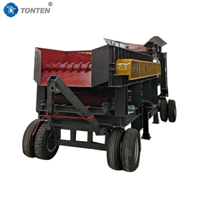 Materiały mokre separator kamienia rzeki separator błota kamienia maszyna mobilna