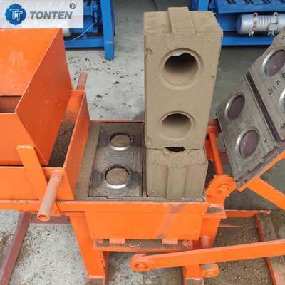 Niska cena Czerwona glina wzajemnie połączona z ciśnioną ziemią Blok Brick Making Machine
