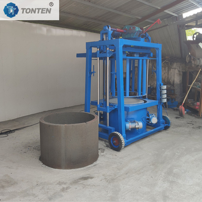 Well Pipe Machine Brick Making Machine Kanał wodny Brick Block Making Machine
