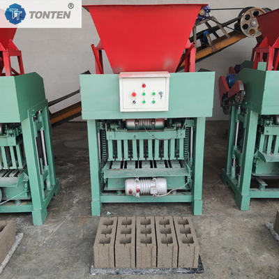 4-35B Hopper Block Moulding Machine Małe i średnie przepuszczalne cegły