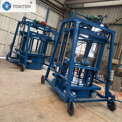 Mobilny typ maszyny do produkcji pierścieni i rur betonowych do studzienek kanalizacyjnych dla projektów gospodarki wodnej