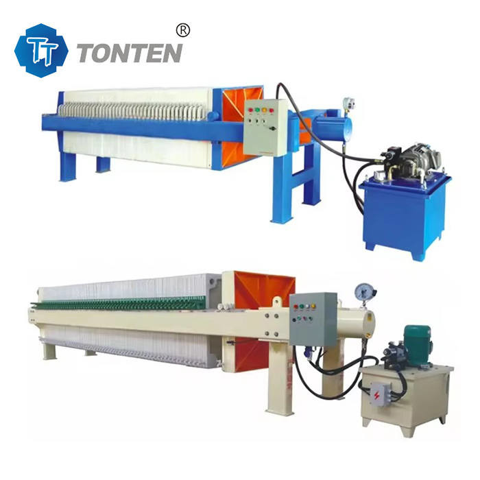 OEM Odwodnianie błota błota Filtr prasowy Maszyna hydrauliczna System
