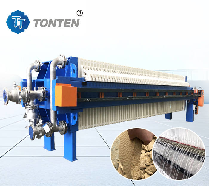 Odwodnianie Hydraulic Filter Press Machine Oczyszczanie ścieków z osadu