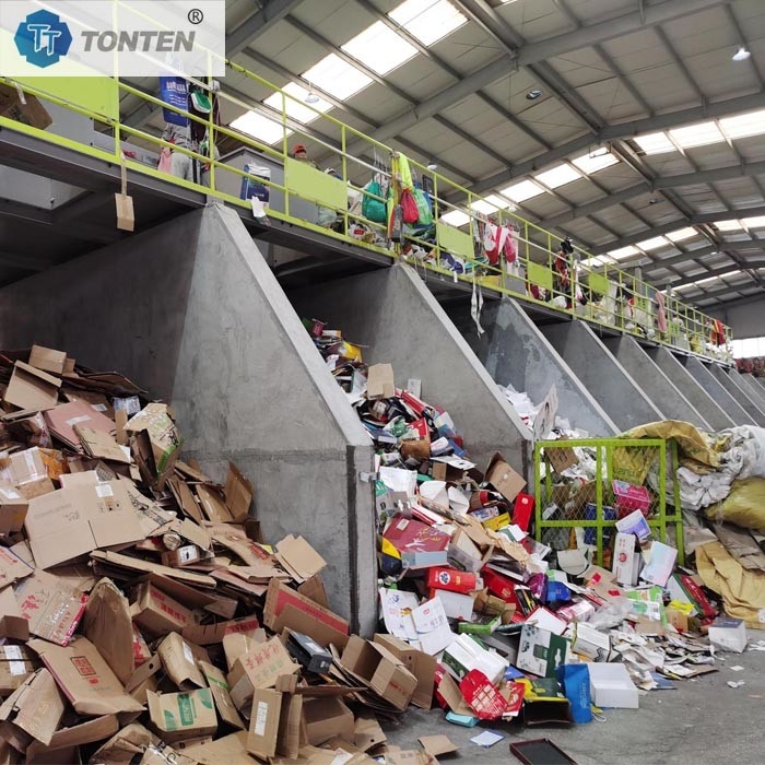 Linia recyklingu odpadów stałych