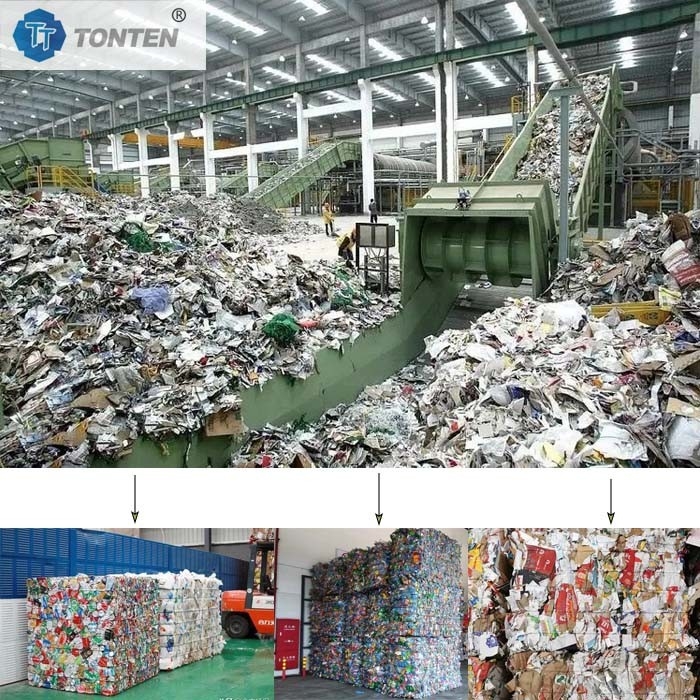 Zakład recyklingu i sortowania odpadów gospodarstw domowych