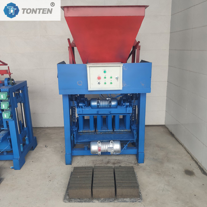 4-35B Hopper Block Moulding Machine Małe i średnie przepuszczalne cegły